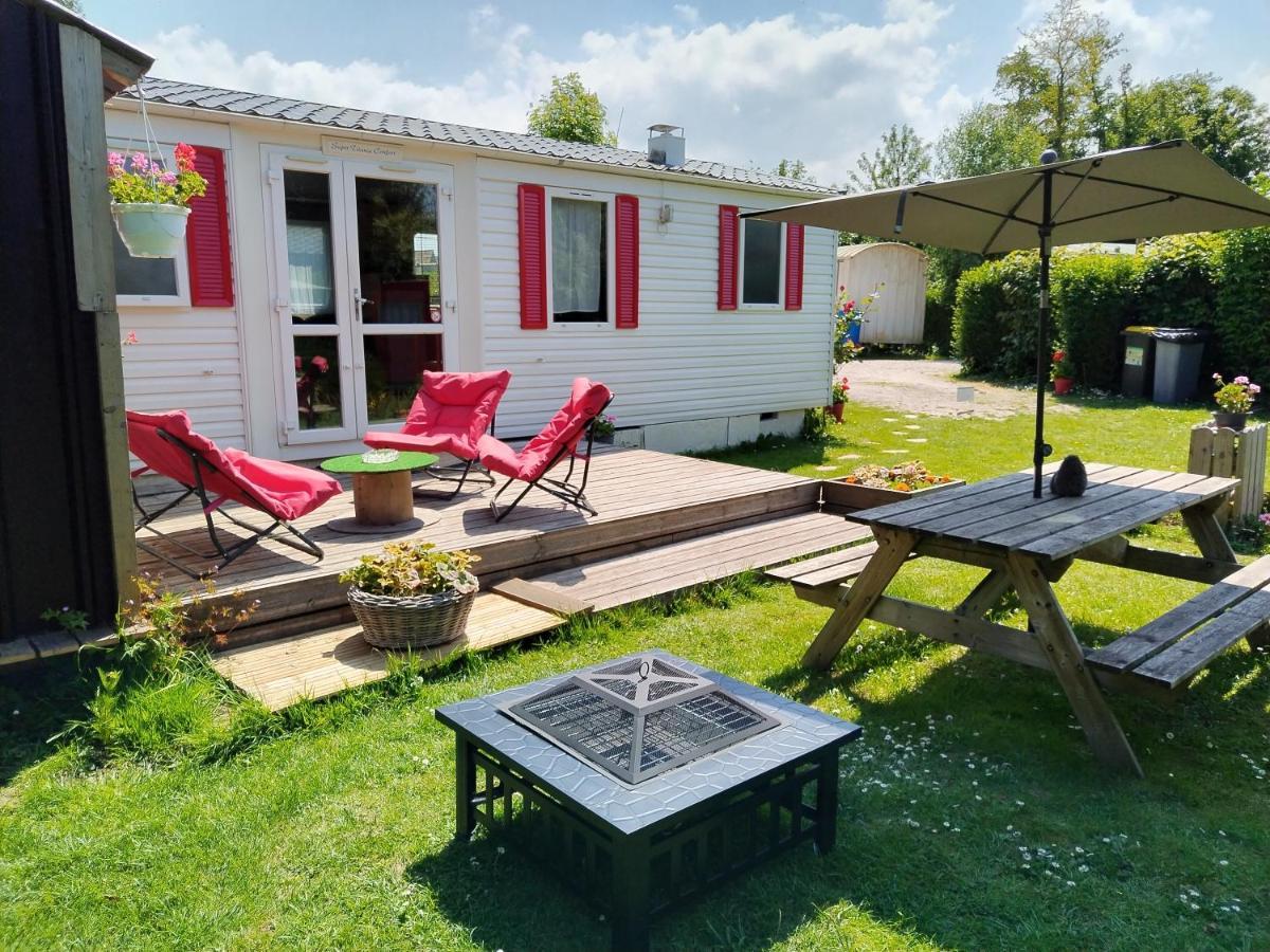 Mobil-Home Coin De Paradis En Cote D'Opale Sur Terrain Prive Et Sa Caravane Hermelinghen Exterior foto